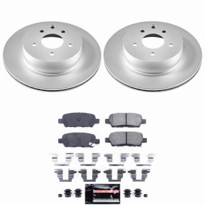 Infiniti G25 Brake Kit - Rear - PowerStop - Z23 Evolution Coated - `11-`12