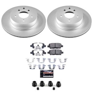 Infiniti G25 Brake Kit - Rear - PowerStop - Z26 Coated - `11-`12