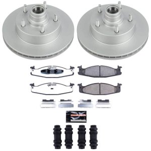 Ford E-150 Econoline Brake Kit - Front - PowerStop - Z36 Coated Truck & Tow - `94-`01 Ford E-150 Econoline Brake Kit - Front - PowerStop - Z36 Coated Truck & Tow - `94-`01