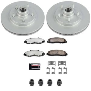 Ford F-150 Brake Kit - Front - PowerStop - Z36 Coated Truck & Tow - `97-`00