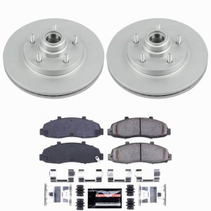 Ford F-150 Brake Kit - Front - PowerStop - Z23 Coated - `97-`00