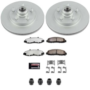 Ford F-150 Brake Kit - Front - PowerStop - Z36 Coated Truck & Tow - `97-`00
