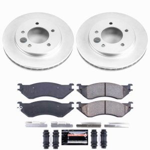 Ford Expedition Brake Kit - Front - PowerStop - Z23 Coated - `97-`02