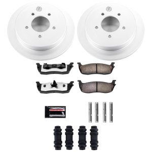 Ford Expedition Brake Kit - Rear - PowerStop - Z36 Coated Truck & Tow - `97-`00
