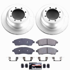 Ford F-350 Super Duty Brake Kit - Rear - PowerStop - Z23 Coated - `99-`04