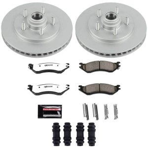 Ford Expedition Brake Kit - Front - PowerStop - Z36 Coated Truck & Tow - `00-`02