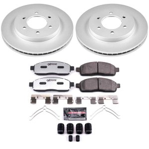 Ford F-150 Brake Kit - Front - PowerStop - Z36 Coated Truck & Tow - `04-`08
