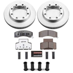 Chevrolet K3500 Brake Kit - Front - PowerStop - Z36 Coated Truck & Tow - `90-`00
