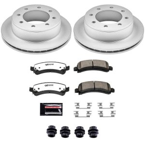 Chevrolet Express 2500 Brake Kit - Rear - PowerStop - Z36 Coated Truck & Tow - `06-`16
