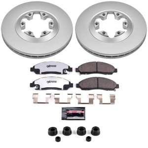 Chevrolet Colorado Brake Kit - Front - PowerStop - Z36 Coated Truck & Tow - `04-`08