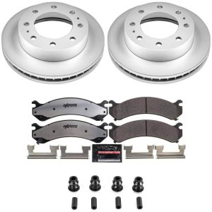 Chevrolet Avalanche 2500 Brake Kit - Front - PowerStop - Z36 Coated Truck & Tow - `02-`04