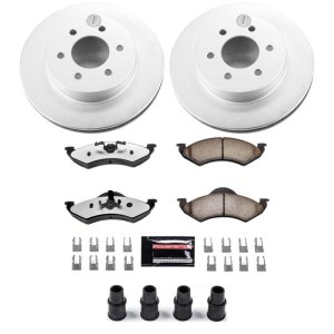 Dodge Dakota Brake Kit - Front - PowerStop - Z36 Coated Truck & Tow - `00-`02