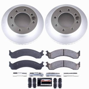 Dodge Ram 2500 Brake Kit - Front - PowerStop - Evolution Coated + Z23 - `00-`02