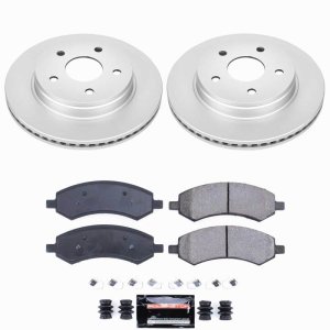 Chrysler Aspen Brake Kit - Front - PowerStop - Z23 Coated - `07-`09 Chrysler Aspen Brake Kit - Front - PowerStop - Z23 Coated - `07-`09
