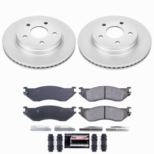Dodge Durango Brake Kit - Front - PowerStop - Z23 Coated - `04-`06