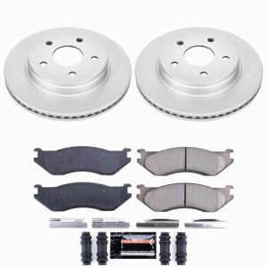 Dodge Ram 1500 Brake Kit - Front - PowerStop - Z23 Coated - `03-`05