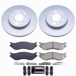 Dodge Durango Brake Kit - Front - PowerStop - Z23 Coated - 2003