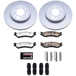 Dodge Durango Brake Kit - Front - PowerStop - Z36 Coated Truck & Tow - 2003