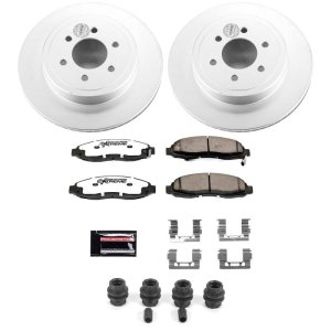 Dodge Dakota Brake Kit - Front - PowerStop - Z36 Coated Truck & Tow - `03-`04