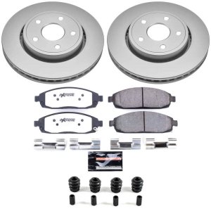 Jeep Commander Brake Kit - Front - PowerStop - Z36 Coated Truck & Tow - `06-`10 Jeep Commander Brake Kit - Front - PowerStop - Z36 Coated Truck & Tow - `06-`10