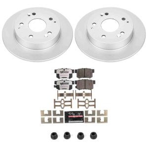 Acura Integra Brake Kit - Rear - PowerStop - Z26 Coated - `97-`01