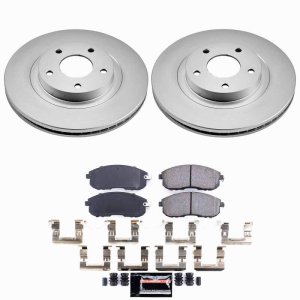 Infiniti I35 Brake Kit - Front - PowerStop - Z23 Coated - `02-`04