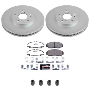 Acura CL Brake Kit - Front - PowerStop - Z26 Coated - `01-`03