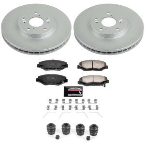 Honda Pilot Brake Kit - Front - PowerStop - Z36 Coated Truck & Tow - `03-`08 Honda Pilot Brake Kit - Front - PowerStop - Z36 Coated Truck & Tow - `03-`08