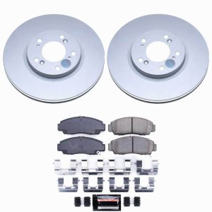 Acura RL Brake Kit - Front - PowerStop - Z23 Evolution Coated - `99-`04 Acura RL Brake Kit - Front - PowerStop - Z23 Evolution Coated - `99-`04