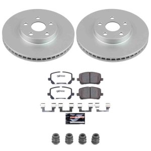 Pontiac Vibe Brake Kit - Front - PowerStop - Z26 Coated - `03-`08
