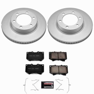 Toyota Sequoia Brake Kit - Front - PowerStop - Z23 Coated - `01-`02 Toyota Sequoia Brake Kit - Front - PowerStop - Z23 Coated - `01-`02