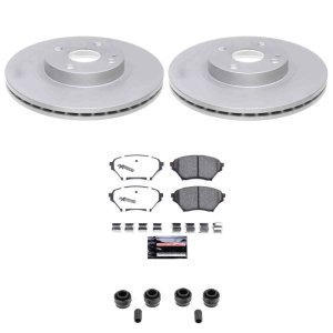 Mazda Miata Brake Kit - Front - PowerStop - Z26 Coated Rotors + Pads - `01-`05 Mazda Miata Brake Kit - Front - PowerStop - Z26 Coated Rotors + Pads - `01-`05