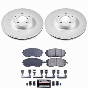 Saab 9-2X Brake Kit - Front - PowerStop - Z23 Coated - `05-`06