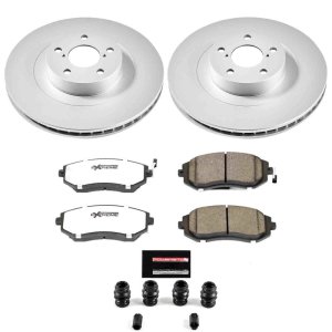 Saab 9-2X Brake Kit - Front - PowerStop - D&S Rotors + Z26 Pads - `05-`06