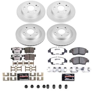 Acura RSX Brake Kit - Front + Rear - PowerStop - Z26 Coated - `02-`06 Acura RSX Brake Kit - Front + Rear - PowerStop - Z26 Coated - `02-`06