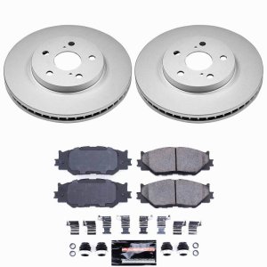 Lexus IS250 Brake Kit - Front - PowerStop - Z23 Coated Rotors + Evolution Pads - `06-`15 Lexus IS250 Brake Kit - Front - PowerStop - Z23 Coated Rotors + Evolution Pads - `06-`15