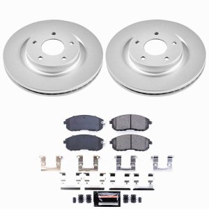 Nissan Altima Brake Kit - Front - PowerStop - Z23 Coated - `07-`13 Nissan Altima Brake Kit - Front - PowerStop - Z23 Coated - `07-`13