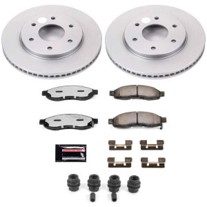 Infiniti QX56 Brake Kit - Front - PowerStop - Z36 Coated Truck & Tow - `04-`05 Infiniti QX56 Brake Kit - Front - PowerStop - Z36 Coated Truck & Tow - `04-`05