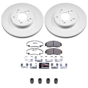 Honda Accord Brake Kit - Front - PowerStop - Z26 Coated - `03-`07 Honda Accord Brake Kit - Front - PowerStop - Z26 Coated - `03-`07