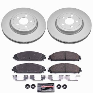 Chrysler 300 Brake Kit - Front - PowerStop - Z23 Coated - `05-`23 Chrysler 300 Brake Kit - Front - PowerStop - Z23 Coated - `05-`23
