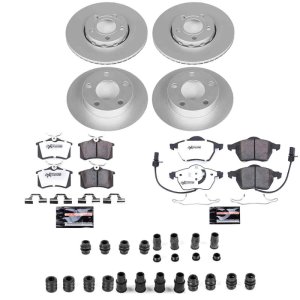 Volkswagen Passat Brake Kit - Front + Rear - PowerStop - Z26 Coated - `99-`05 Volkswagen Passat Brake Kit - Front + Rear - PowerStop - Z26 Coated - `99-`05