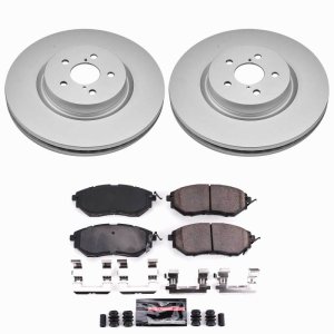 Subaru Forester Brake Kit - Front - PowerStop - Z23 Coated Rotors + D&S Pads - `14-`18
