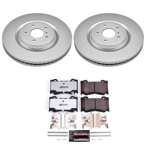 Infiniti FX50 Brake Kit - Front - PowerStop - Z26 Coated - `09-`13