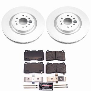 Cadillac CTS Brake Kit - Front - PowerStop - Z23 Coated - `04-`07