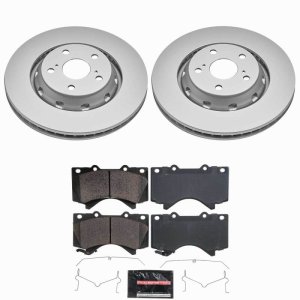 Lexus LX570 Brake Kit - Front - PowerStop - Z23 Evolution Coated - `16-`21 Lexus LX570 Brake Kit - Front - PowerStop - Z23 Evolution Coated - `16-`21