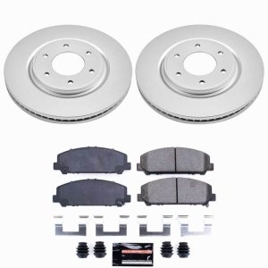 Infiniti QX56 Brake Kit - Front - PowerStop - Z23 Coated - `08-`10 Infiniti QX56 Brake Kit - Front - PowerStop - Z23 Coated - `08-`10