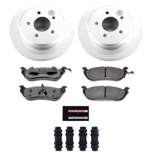 Ford Crown Victoria Brake Kit - Rear - PowerStop - Z36 Coated Truck & Tow - `96-`02 Ford Crown Victoria Brake Kit - Rear - PowerStop - Z36 Coated Truck & Tow - `96-`02