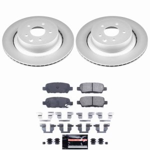 Infiniti G35 Brake Kit - Rear - PowerStop - Z23 Coated - `07-`08
