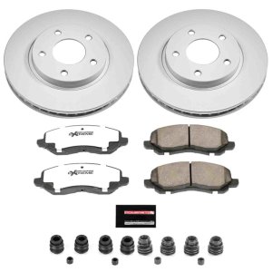 Dodge Caliber Brake Kit - Front - PowerStop - Z26 Street Warrior Kit - `07-`12 Dodge Caliber Brake Kit - Front - PowerStop - Z26 Street Warrior Kit - `07-`12