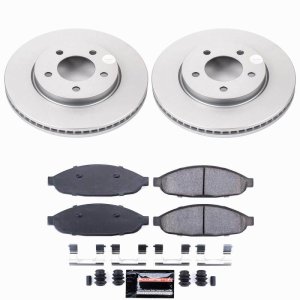Chrysler Pacifica Brake Kit - Front - PowerStop - Z23 Coated - `04-`08